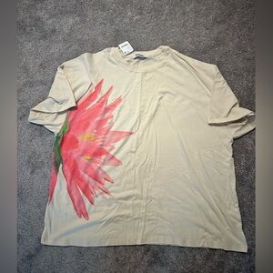 BNWT Free People Daydreamer Lotus tshirt. One size.